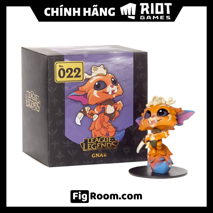 Mô hình LoL Gnar 11cm - GNAR FIGURE CHIBI  - Figure LMHT Liên Minh Huyền Thoại