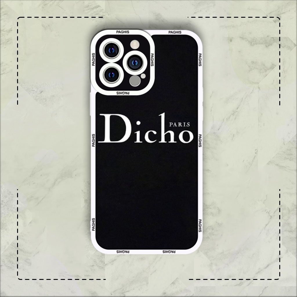 Ốp lưng iphone samsung xiaomi oppo cạnh vuông JM Case Dicho Paris funny