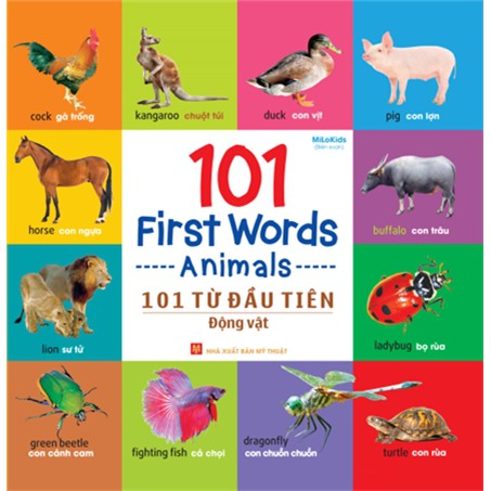 Sách - 101 từ đầu tiên - Động vật