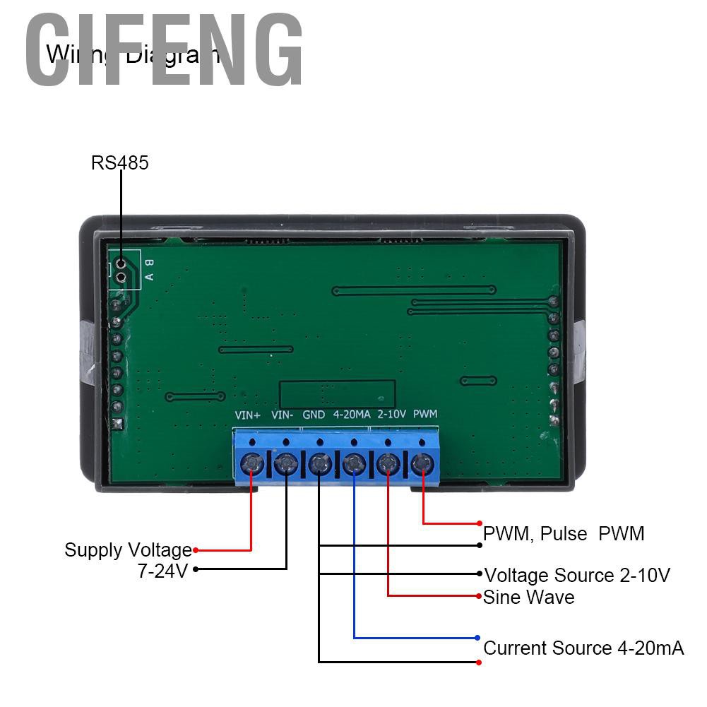 Cifeng WSFG-06 PWM Pulse Adjustable Module Sine Wave 4-20mA 2-10V Signal Generator without RS485