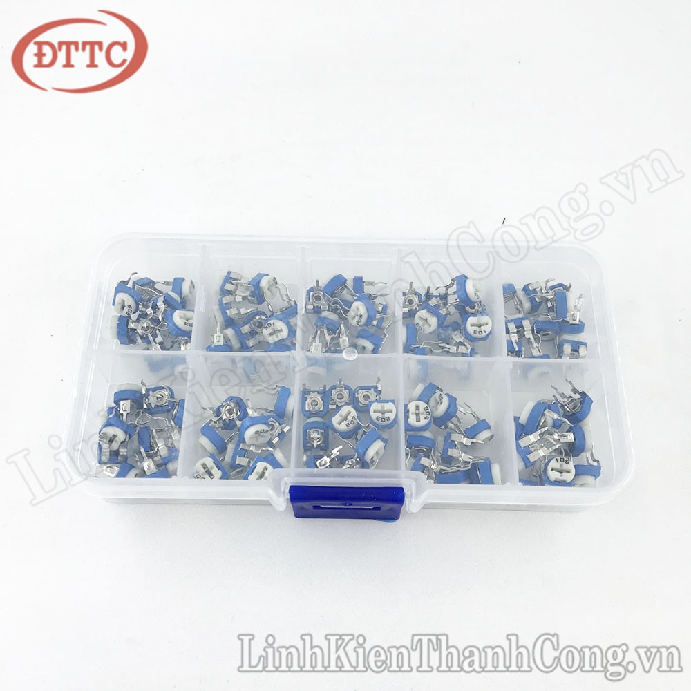 Combo 10 Loại Biến Trở Tam Giác RM065 500R-1M (100 Cái)