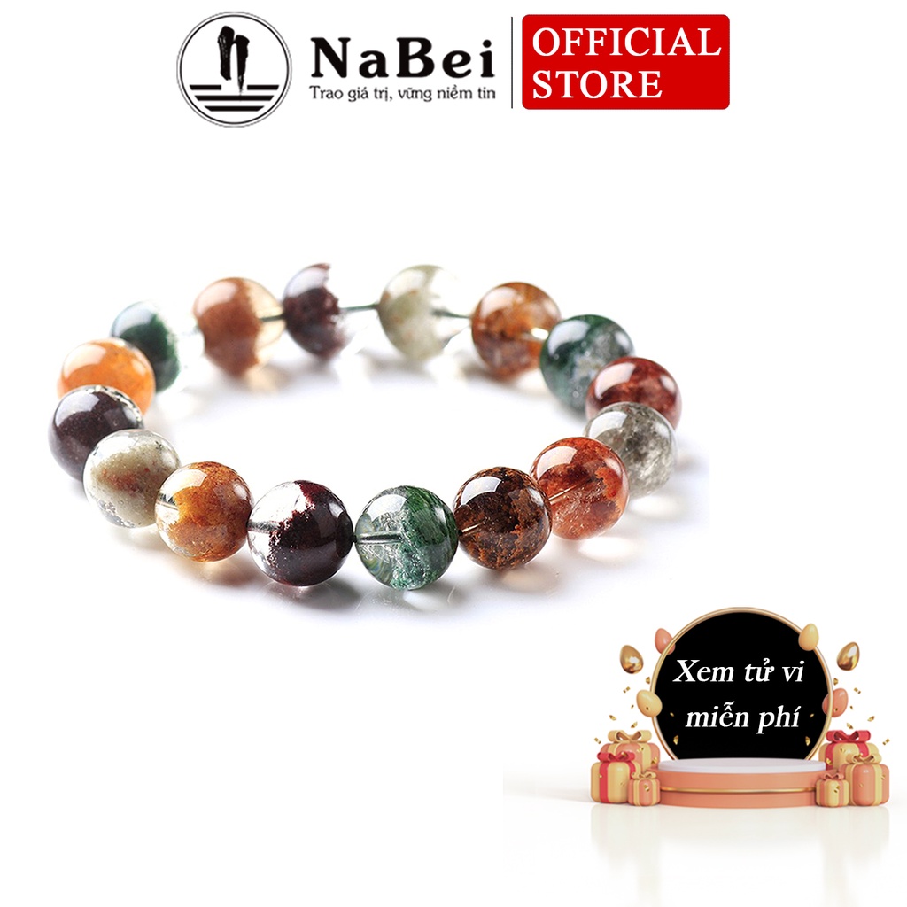 Vòng Tay Thạch Anh Ưu Linh Tự Nhiên Phù Hợp Cho Mệnh Kim, Thủy, Hỏa, Thổ, Mộc NB43 - Phong Thuỷ NaBei Store
