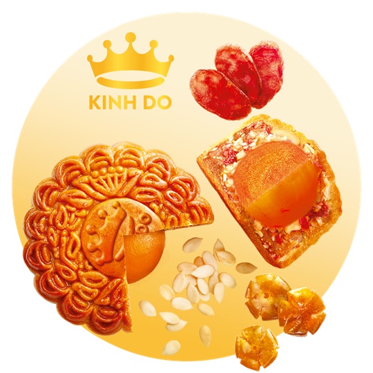 Bánh Trung Thu Kinh Đô Thập Cẩm Lạp Xưởng 1 Trứng ( 150 g)