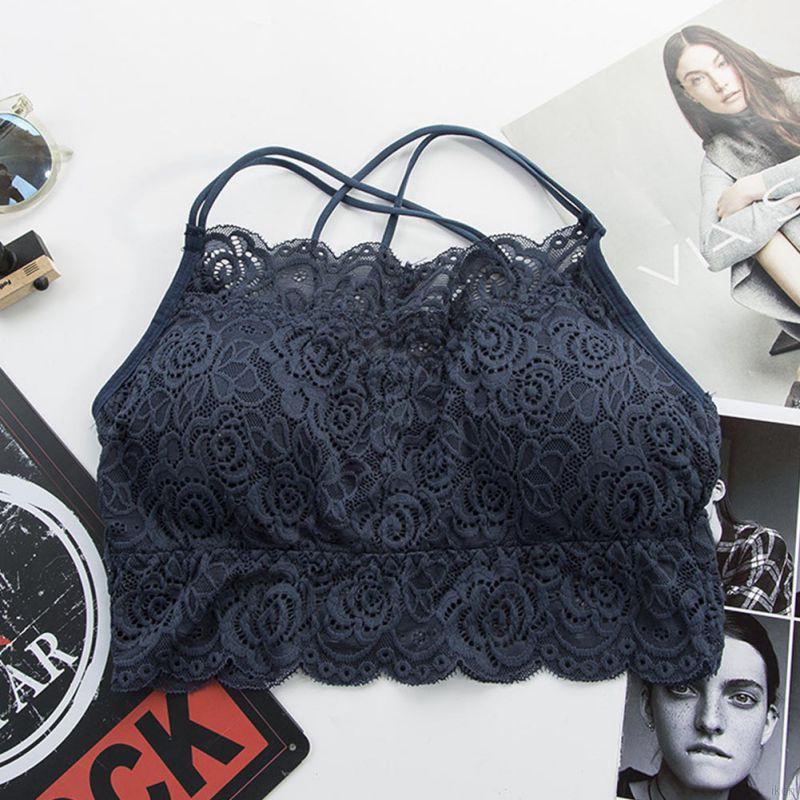 Áo lót ren dây đan chéo thiết kế quyến rũ dành cho nữ