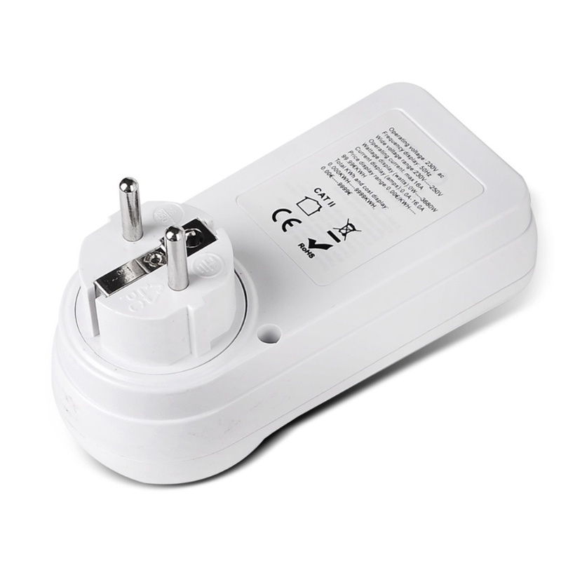 Thiết Bị Đo Công Suất Điện Kỹ Thuật Số 110V-230V Phích Cắm EU / US / UK Tiết Kiệm Năng Lượng