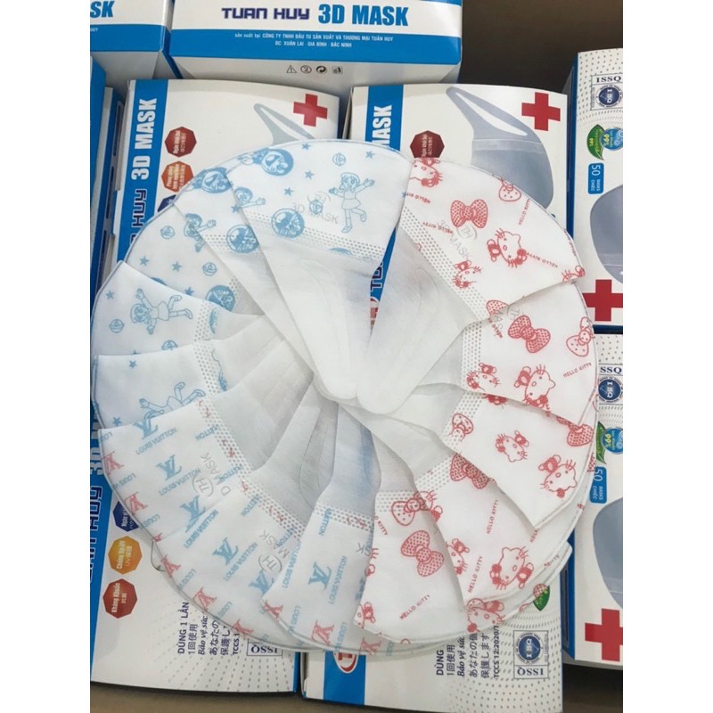 Khẩu Trang 3D Mask cho trẻ từ 5-10 tuổi