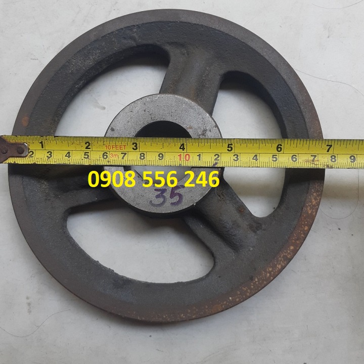 Puly 18 cm cốt 35mm một rãnh b