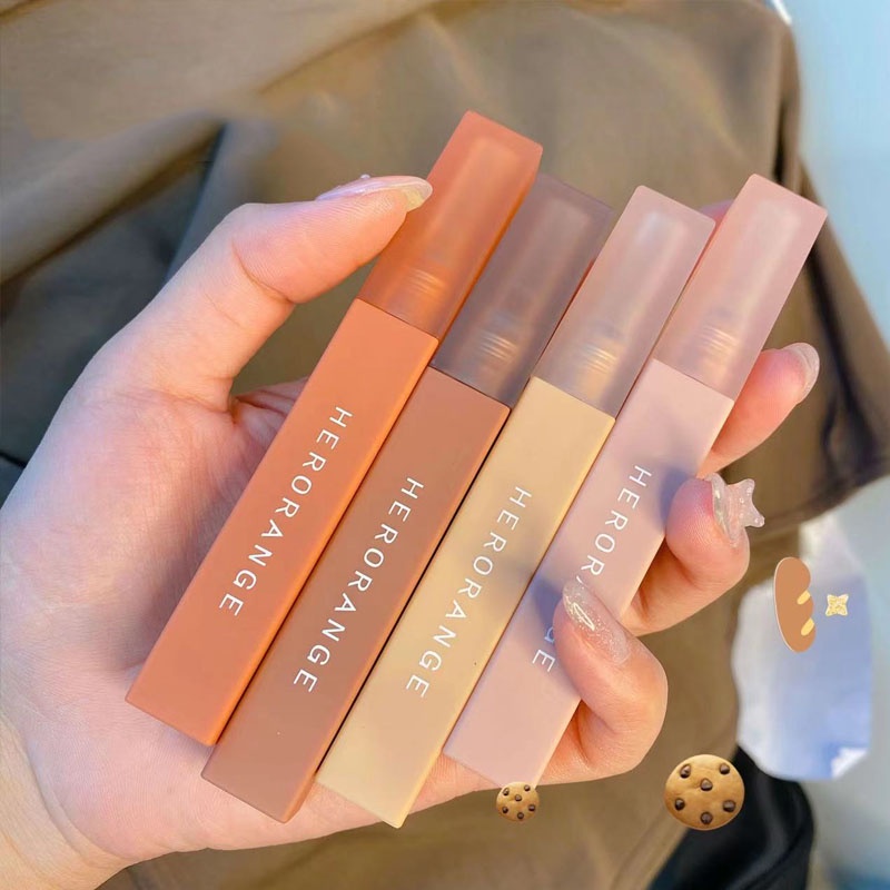Son kem Lì HERORANGE Chính Hãng Nội Địa Trung Mềm Mịn Lâu Trôi