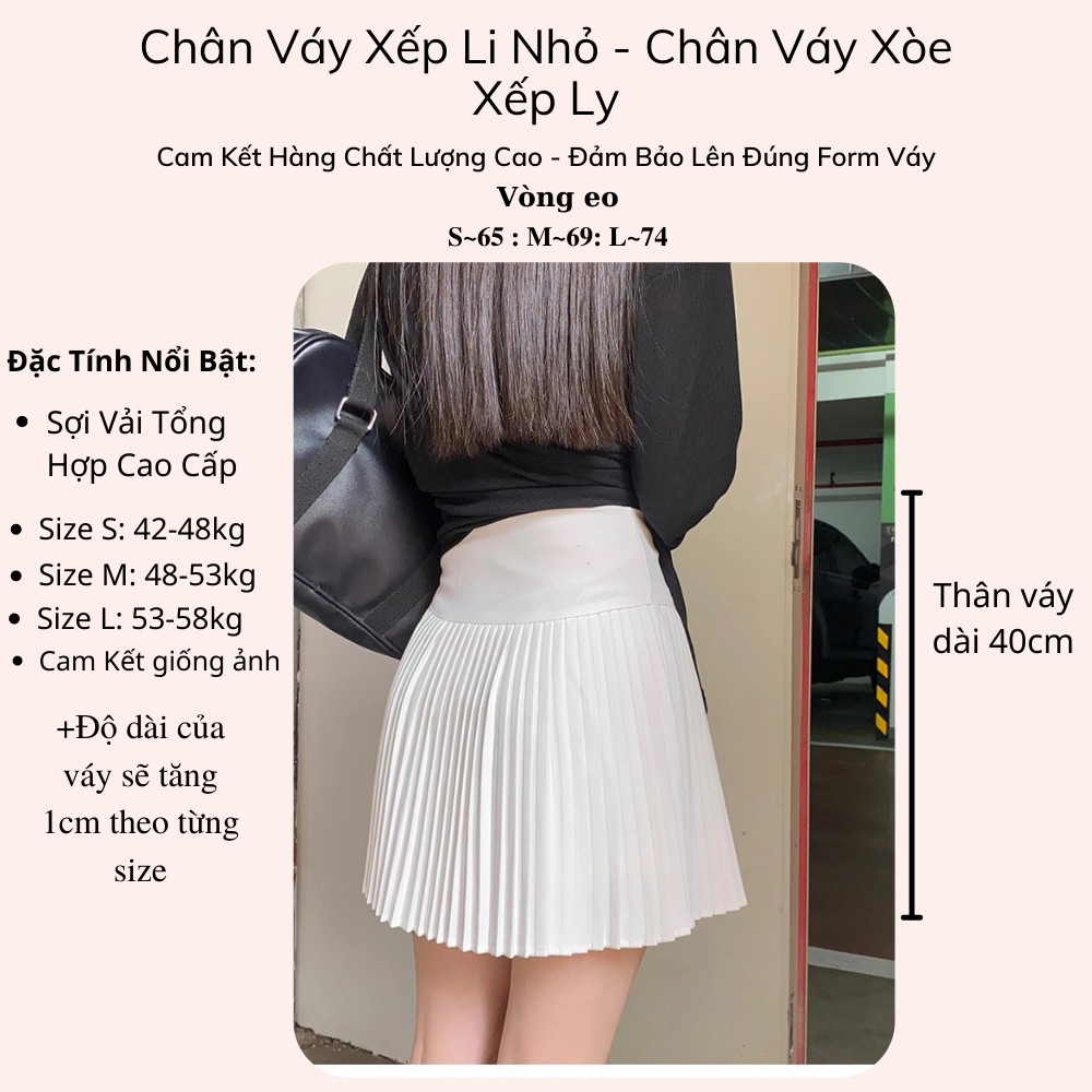 Chân Váy Xếp Ly Nhỏ Nhiều Màu Cạp Cao Siêu Xinh Mới 2021 Freeship,Váy Nữ Chân Váy Ngắn Lưng Cao Thời Trang Hè | BigBuy360 - bigbuy360.vn