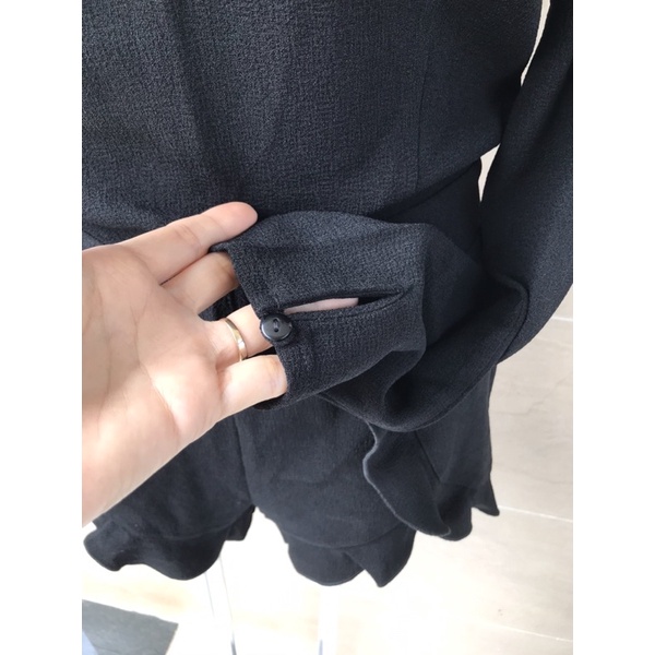 Jumpsuit Jessica Simpson tay dài phối lưới