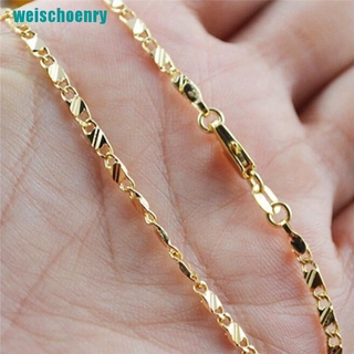 Dây chuyền mạ vàng 16-30 Inch 2mm thời trang cho nam