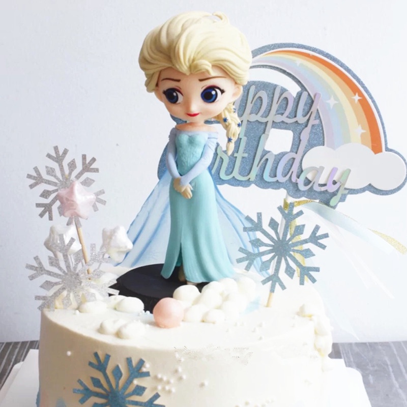 Búp Bê Công Chúa Disney 3D Trang Trí Bánh Kem