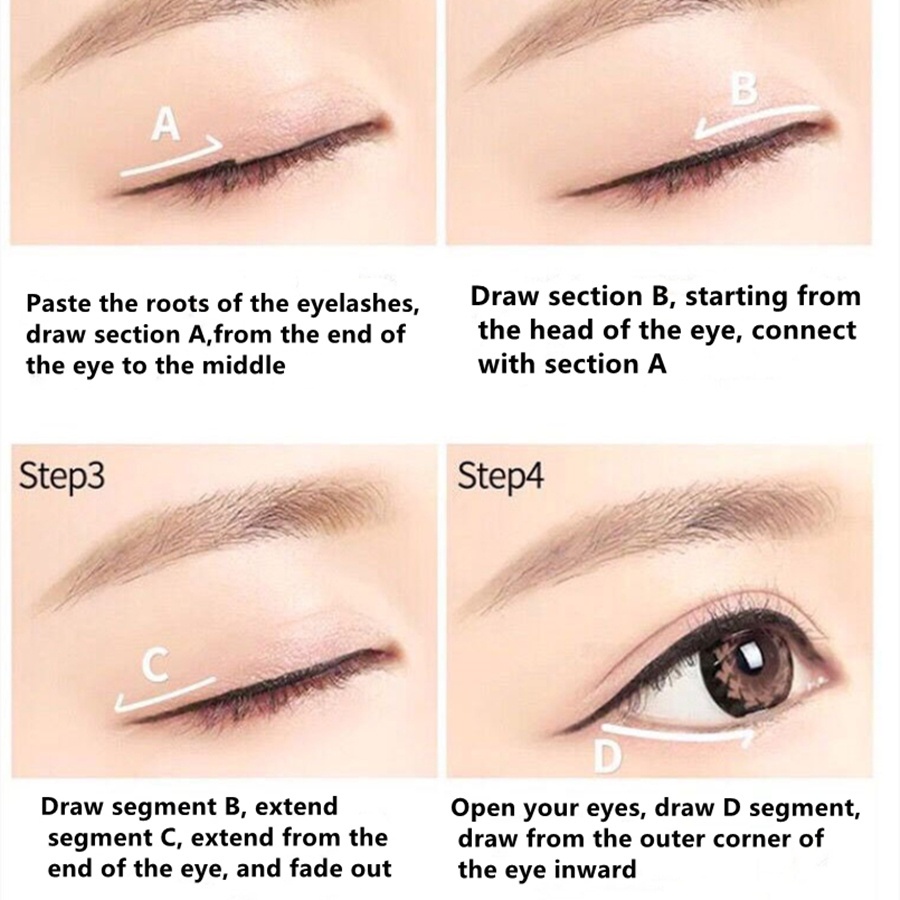 Bút Kẻ Mắt Dạng Lỏng Màu Đen Sắc Tố Cao Chống Nước Lâu Trôi Tự Nhiên