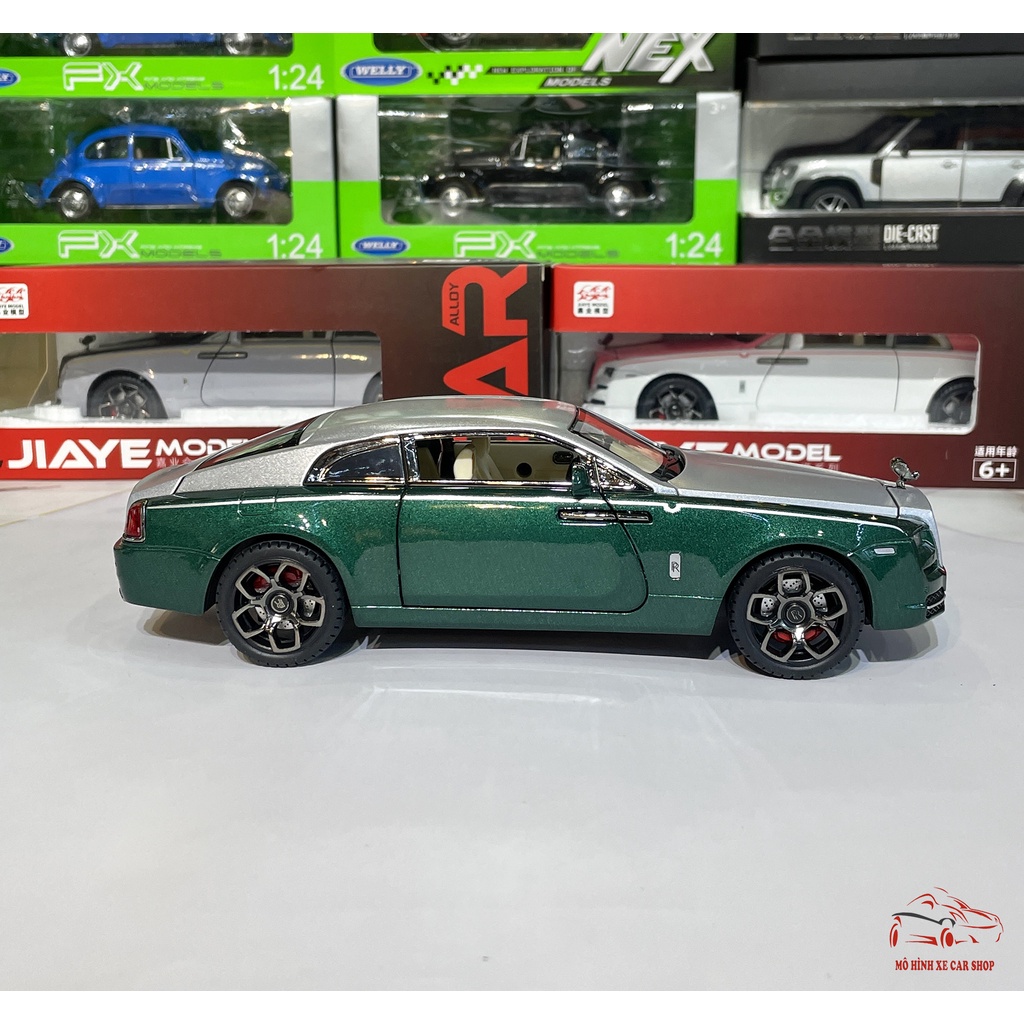 Mô hình xe kim loại Rolls Royce Wraith tỉ lệ 1:22 hãng Jiaye có 3 màu