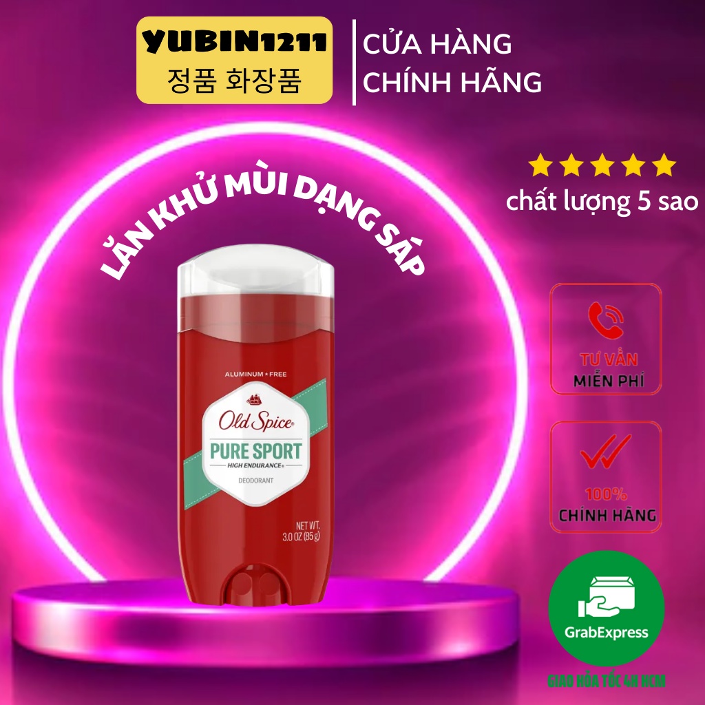 Lăn Khử Mùi Old Spice Pure Sport High Enouance Mỹ