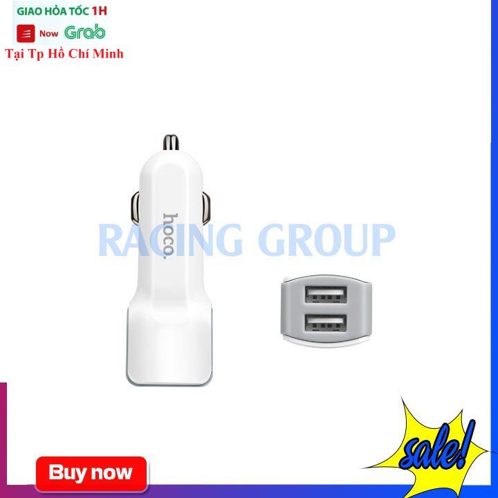 Sạc Xe Hơi Hoco Z23 2 Cổng USB 2.4A - Bảo Hành Chính Hãng 12 Tháng