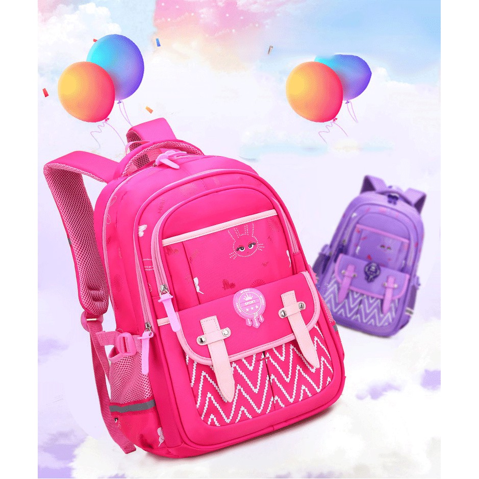 [LOẠI XỊN] Cặp Balo cho bé gái cấp 2, cấp 3 trung học đi học chống gù lưng, chống thấm nước cho trẻ em cấp 1,2 nữ