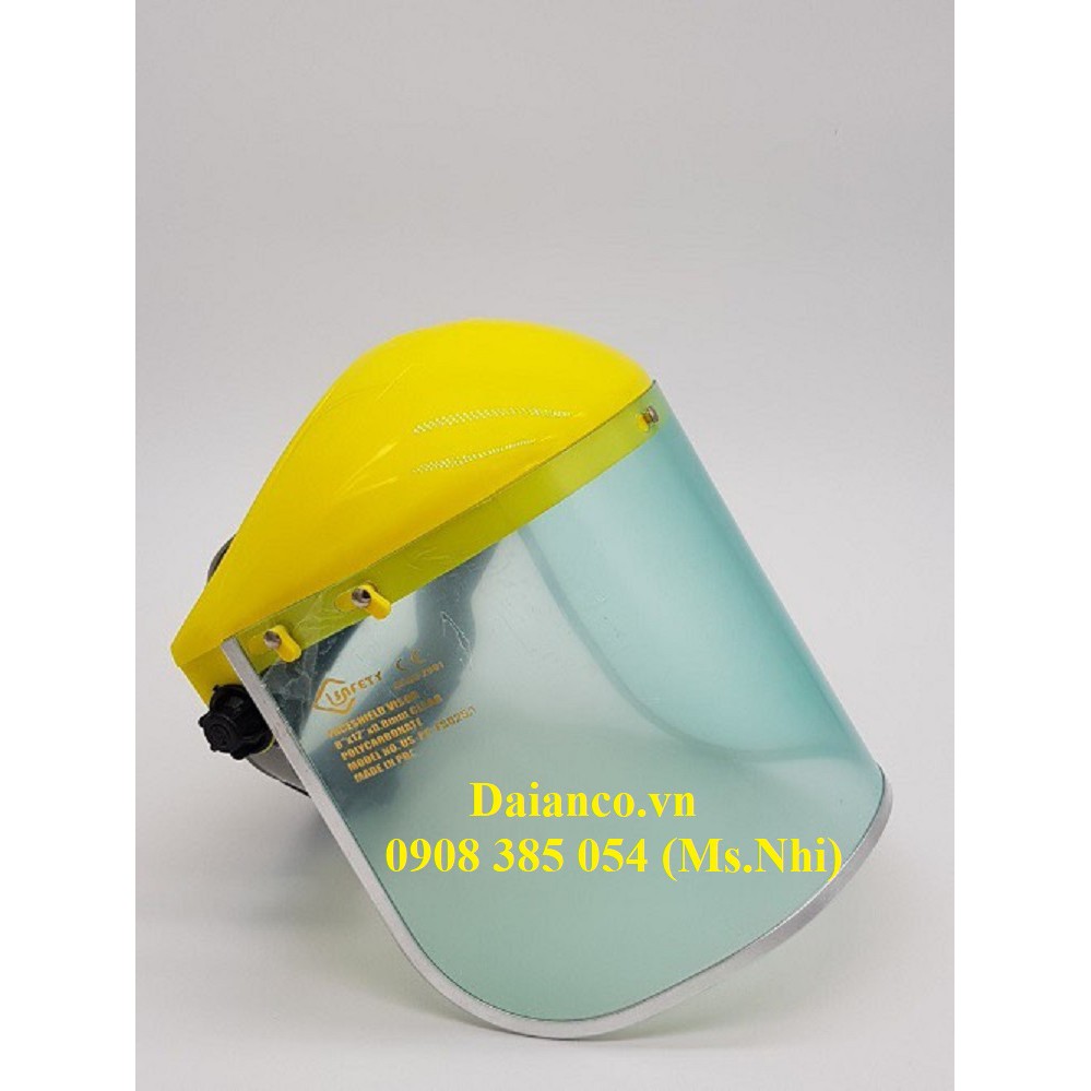 Usafety- Mặt nạ hàn mài đội đầu trực tiếp có tấm kính che bảo vệ mặt- Hình thật