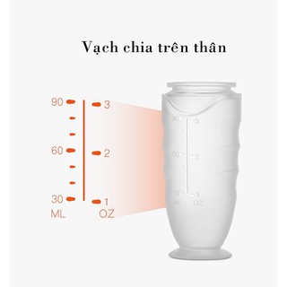 Bình Thìa Ăn Dặm Silicon Cao Cấp (Loại 90ml) DDBT146