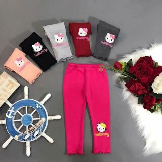 Combo 6 quần cotton len cho bé gái