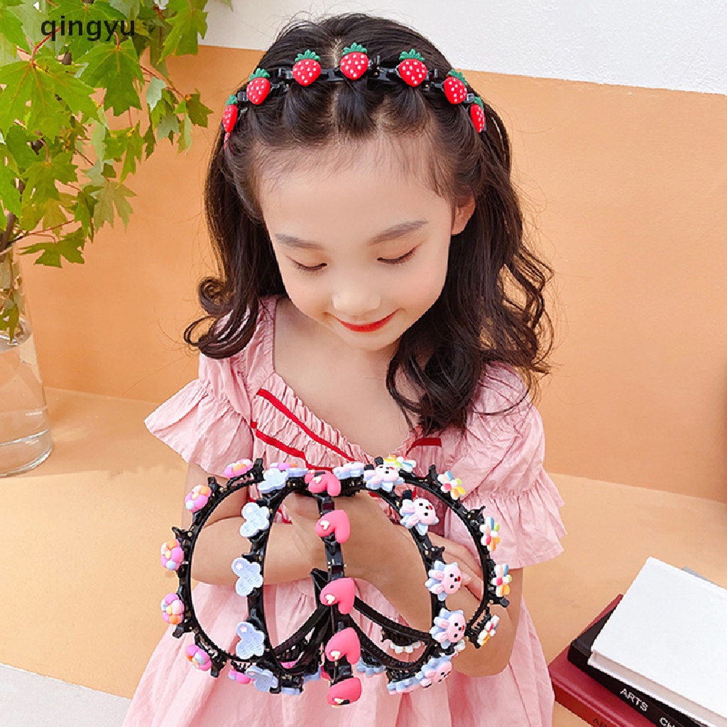 Kẹp Tóc Hình Hoa / Dâu Tây Dễ Thương Cho Bé Gái