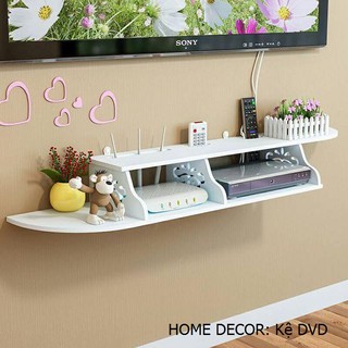 [Hỗ trợ ship] Kệ tivi treo tường chống ẩm mốc, mối mọt - HOME DECOR