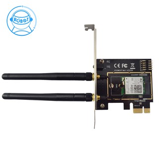 Bộ card mạng chuyển đổi wifi m2 ngff a-e sang mini pci kèm phụ kiện