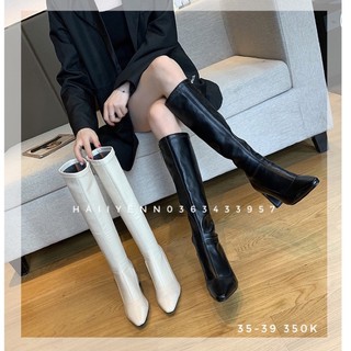 ORDER Boots cao gót da siêu mềm ( kèm video + ảnh thật )