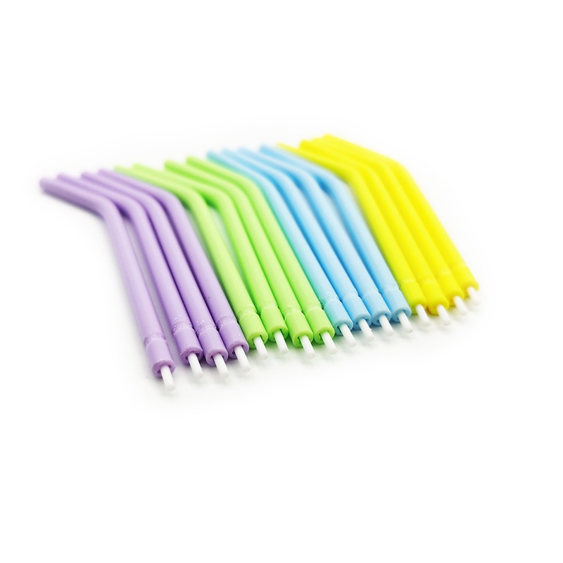 Set 250 Đầu Gắn Ống Bơm Nước 3 Chiều Trong Suốt Dùng Một Lần Cho Nha Khoa