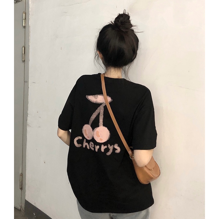 NRVP Áo Thun Nữ Tay Ngắn In Hình Phong Cách Hàn Quốc Thời Trang Mùa Hè 2022