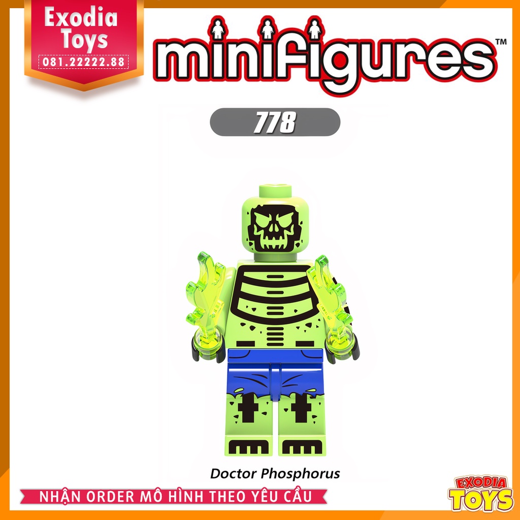 Xếp hình Minifigure DC Comics Siêu anh hùng và kẻ phản diện  - Đồ Chơi Lắp Ghép Sáng Tạo - X0181