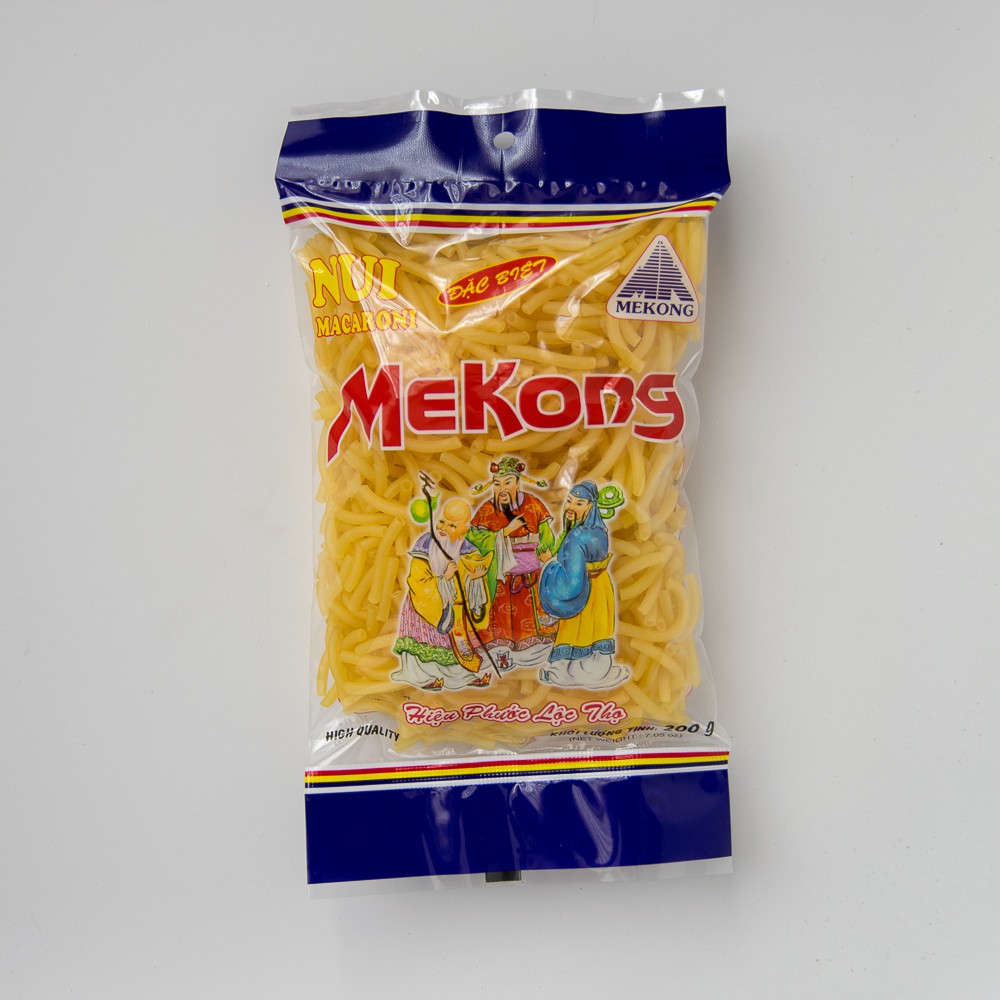 Nui ống nhỏ 200g MEKONG/ Tâm vàng / Nui trẻ em