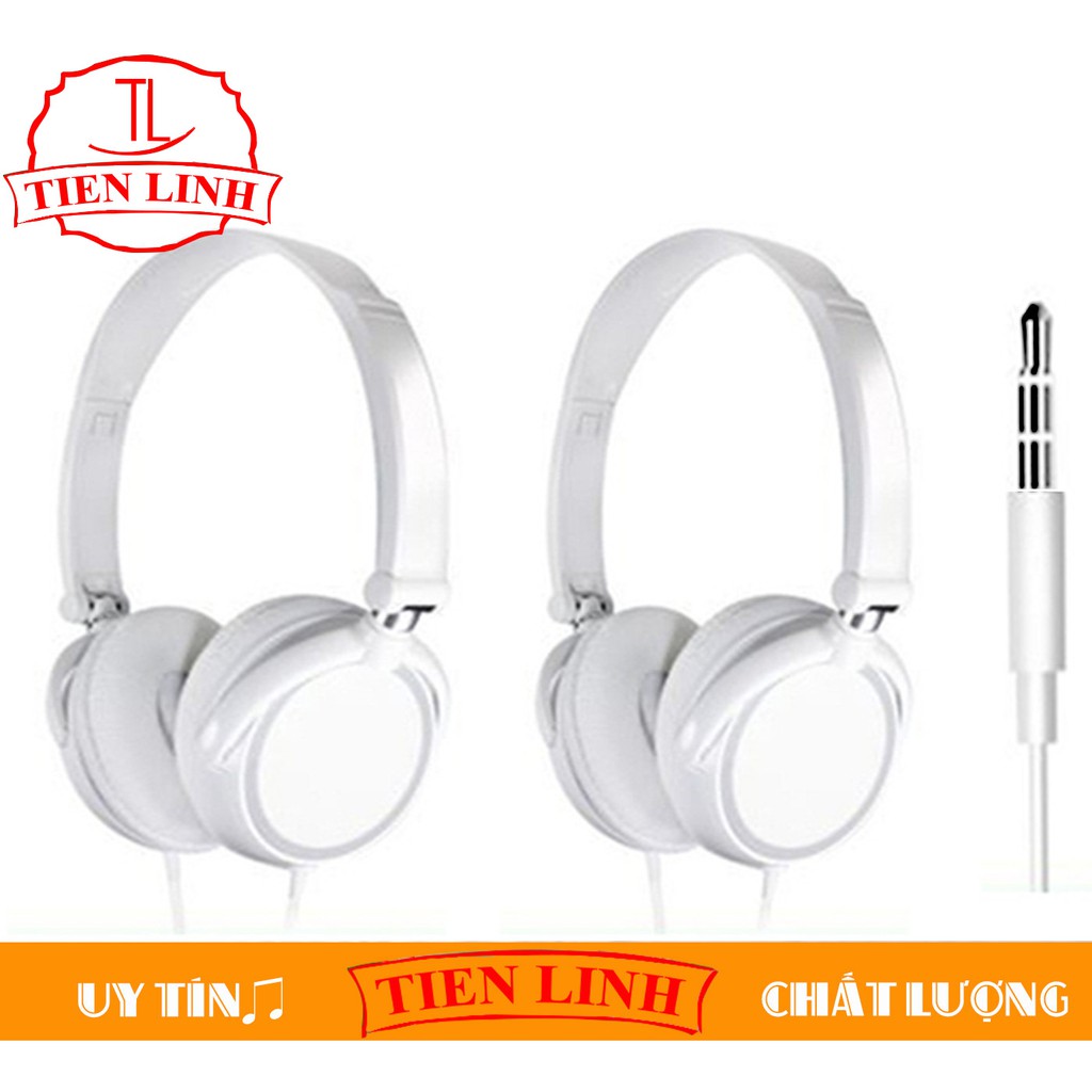 Tai nghe chụp tai F10 _ TL12 có thể gấp gọn tùy ý, tùy chỉnh kích cỡ, phù hợp cả nam và nữ (Trắng)