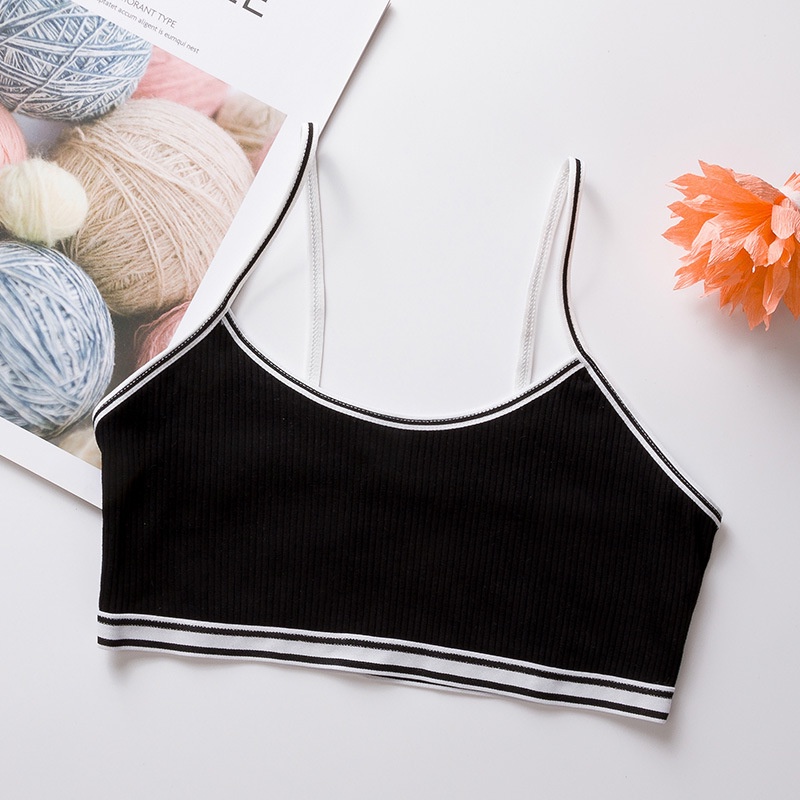 Áo lót 2 dây học sinh chất cotton cho bé gái từ 30-48kg