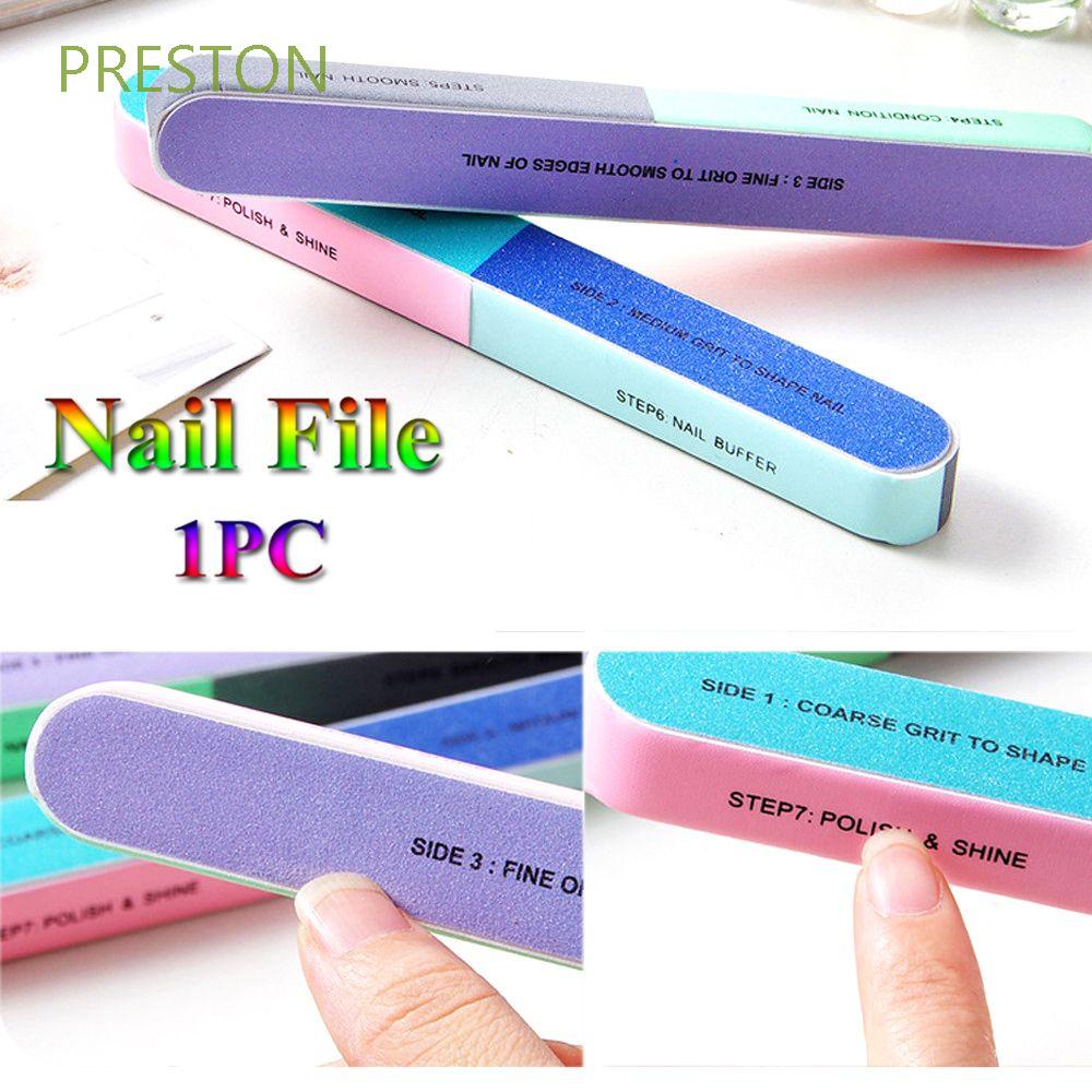 [Hàng mới về] Dũa móng tay chuyên nghiệp sáu mặt sáng tạo sử dụng tiện lợi