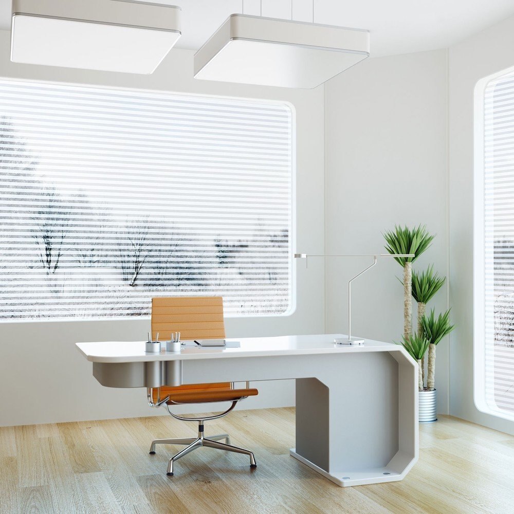 Miếng dán kính cửa sổ dạng sọc chống bết dính bảo vệ sự riêng tư dùng trong nhà bếp tại nhà và văn phòng