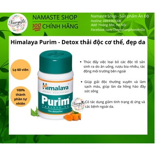 Himalaya Purim - Detox máu, thải độc và thanh lọc TOÀN BỘ cơ thể