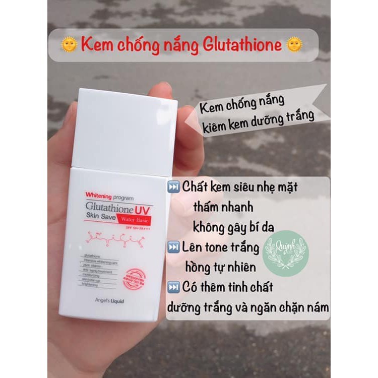 Kem Chống Nắng Dưỡng Trắng Da Glutathione UV Skin Save SPF50+ PA+++