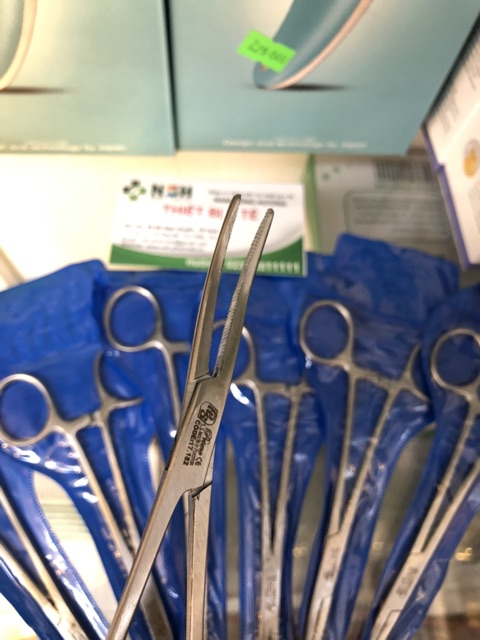 ✅  Panh pen cong không mấu, pen panh y tế cong không mấu 14cm 16cm 18cm 20cm hàng Pakistan thép không gỉ