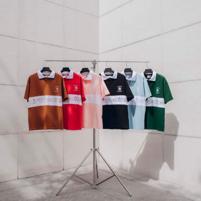 áo Polo Dirty coins Striped - (6 màu) - Local brand