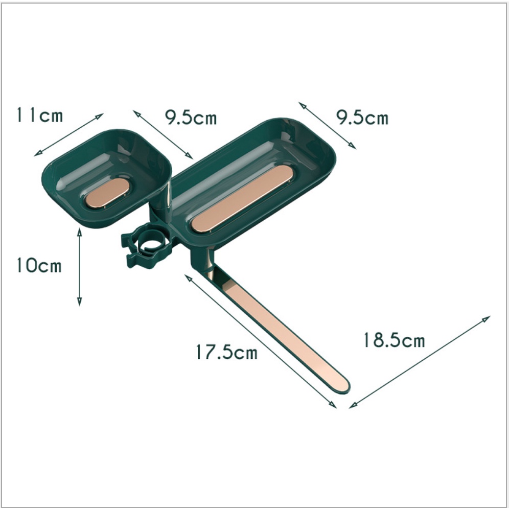 Giá 3 Tầng Để Giẻ Rửa Bát, Có Chỗ Treo Khăn Thông Minh ANHANHHOME