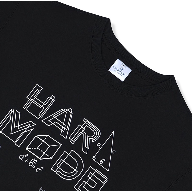 Áo th và un nam nữ, Unisex tay lỡ local brand hardmode MATHEMATIC tee