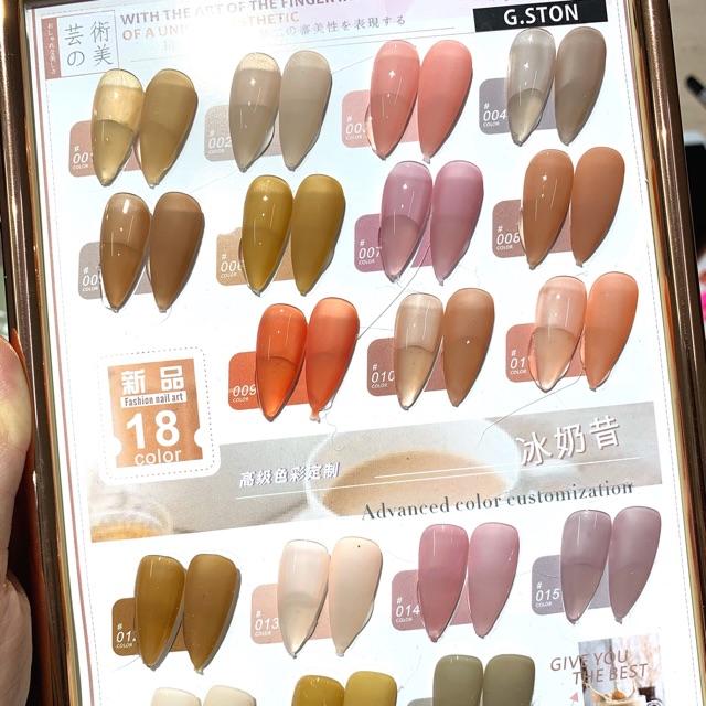 Sơn gel thạch pastel hãng GSTon