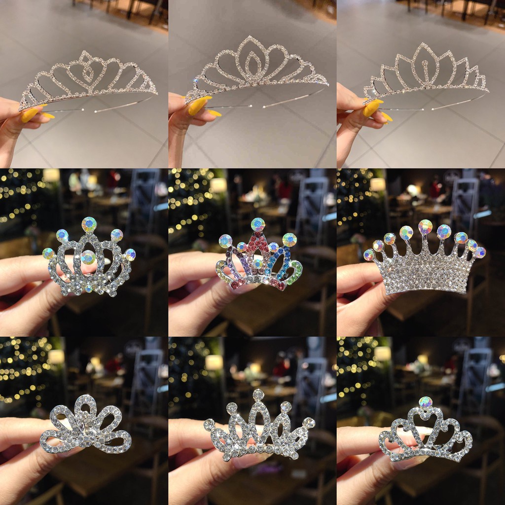 Vương Miện Công Chúa Thiết Kế Xinh Xắn Cho Trẻ Em Gái