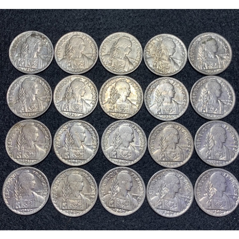 ĐỒNG XU FRENCH INDOCHINA 20CENT 1941