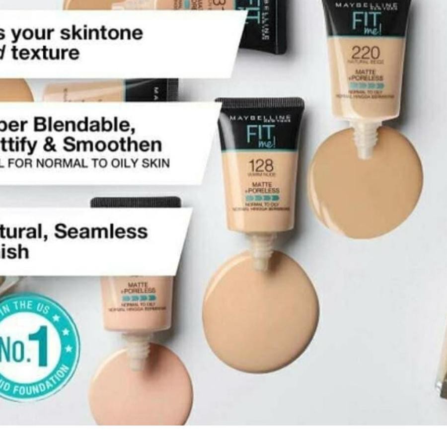 (hàng Mới Về) Tuýp Kem Nền Maybelline Fitme Cứng Chất Lượng Cao