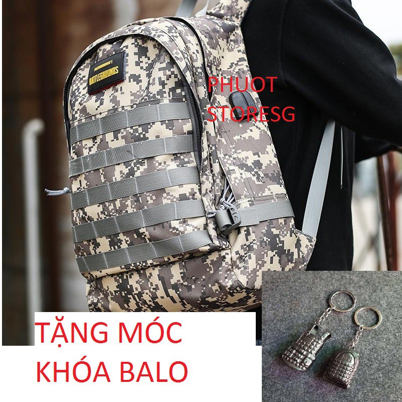 [TẶNG MÓC KHÓA] BALO pubg size lớn-siêu hót 2018