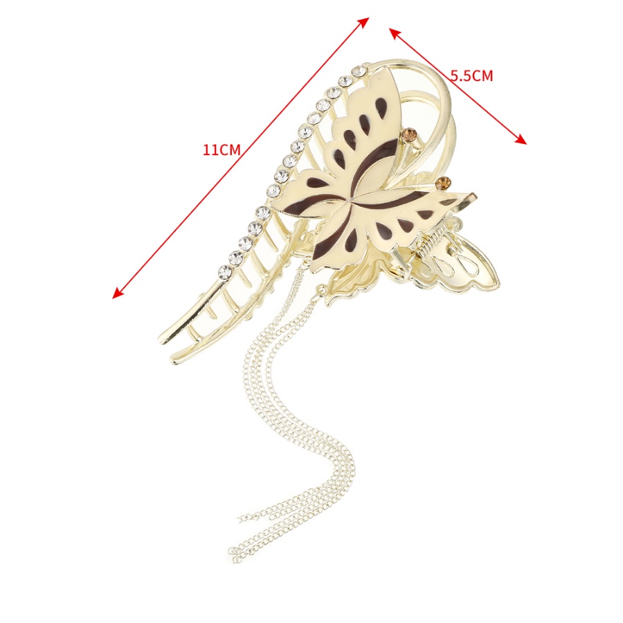 Kẹp Tóc Hình Bướm Đính Ngọc Trai Thời Trang Cho Nữ