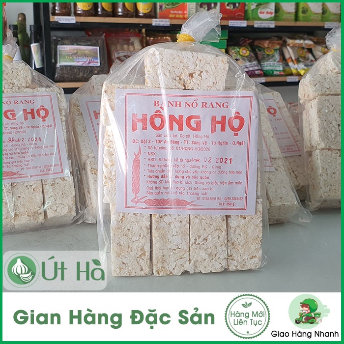 Bánh Nổ Rang Quảng Ngãi Món Bánh Truyền Thống Thơm Ngon Hương Vị Đồng Lúa - Út Hà Đặc Sản
