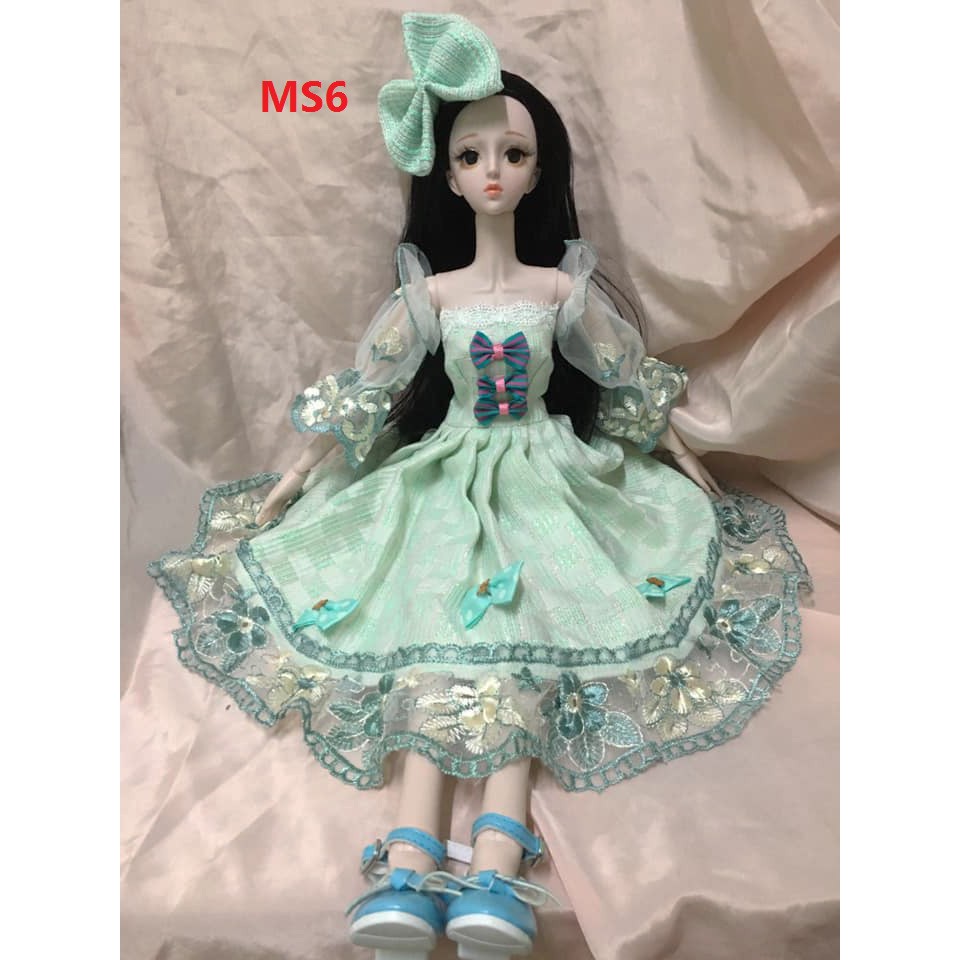 Áo đầm nhiều kiểu cho búp bê BJD 1/3, 60cm